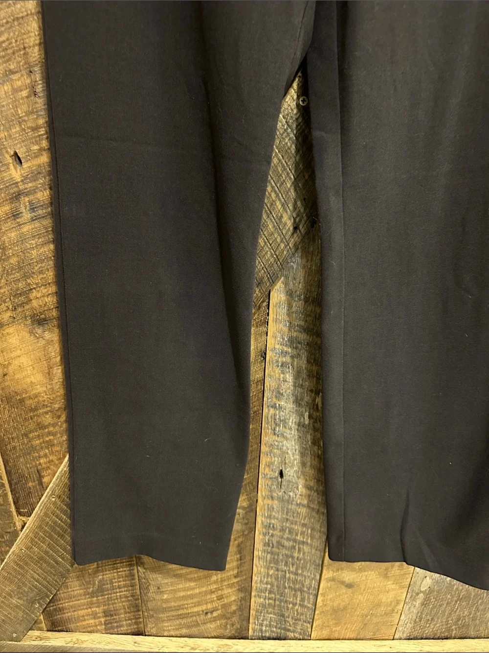 The Limited Stretch mid-rise tailored career trousers dark brown size 8 Long G56